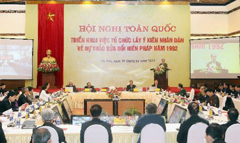 Consulta constitucional garantiza democracia participativa